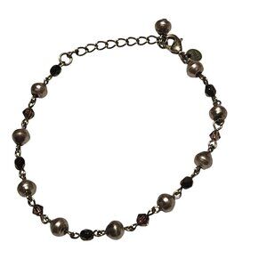 M&S Elegant Gold Tone Bead Chain Bracelet Formal Fashion Jewelry Classic Women